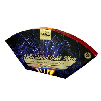 Funke Fireworks Leuchtfeuerwerk "Feuerwand Gold Blau"